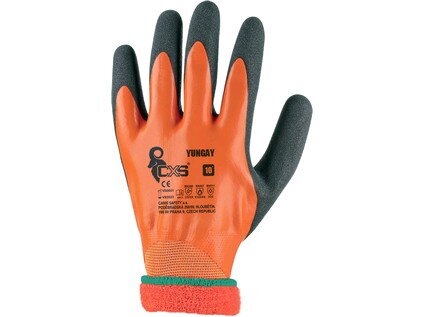 Rukavice CXS YUNGAY, zimní, máčené v latexu, vel. 09 Rukavice CXS YUNGAY, zimní, máčené v latexu, vel. 09