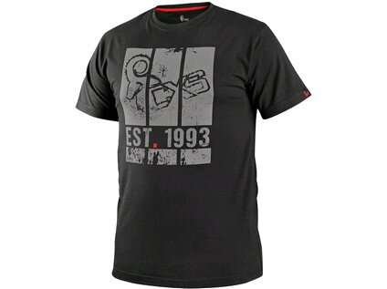 Tričko CXS WILDER, krátký rukáv, potisk CXS logo, černé Tričko CXS WILDER, krátký rukáv, potisk CXS logo, černé